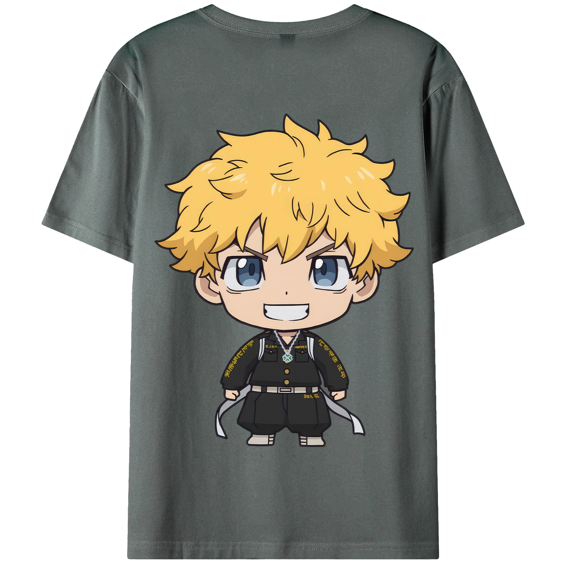 （画像用） 東京リベンジャーズ Tokyo Revengers 綿100％半袖Tシャツ（背面プリント）